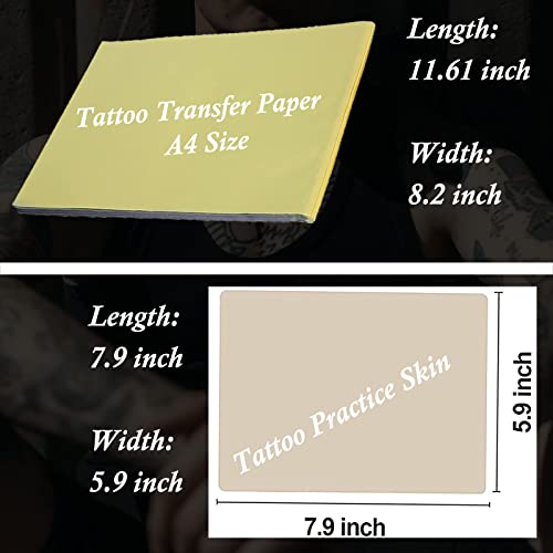 3mm Tattoo Skin Practice - Urknall 5pcs 12x8" Large & Thick Soft Silicone Tattoo Skins - Image 8