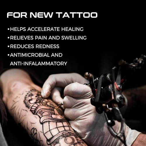 Tattoo Balm & Aftercare Cream, Natural Ingredients, Lavender Flavor, Hydrates & Revives Tattoos - Image 3