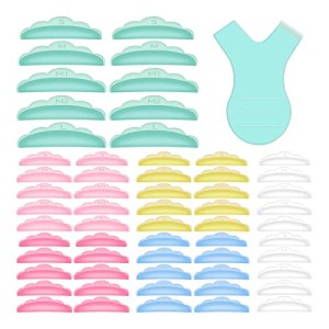ATOMUS 60PCS Eyelash Perming Silicone Pads Eyelash Lift Perming Curler Shield