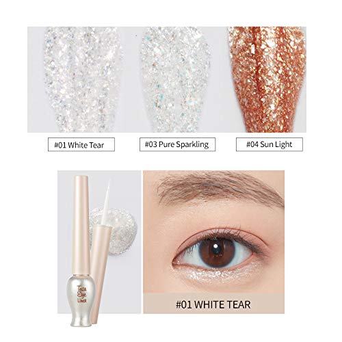 Etude House Tear Drop Liner #1 White Tear 8g - Image 3