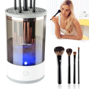 Electric Makeup Brush Cleaner, 7000Rpm, Large Capacity, 2 Modes, USB Charging