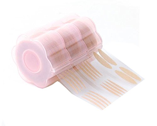 Invisible Beauty Single-Sided Lace Eyelid Tape with Three Shapes Stickers, 1800pcs, Beige