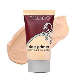 Palladio Rice Primer, 0.71 Fl Oz - Mattifying & Lightweight Face Primer