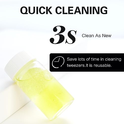 Lash Tweezer Cleaner Glue Remover for Eyelash Extension Tweezers Cleaning Tool Solution - GOLLEEPRO - Image 3