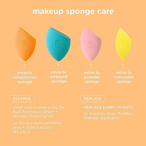 Real Techniques Miracle Complexion Sponge, 4 Count - Image 8