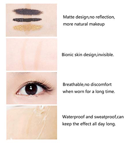 Droopy Eyelid Sticker Lace Self-Adhesive Waterproof Nude Eyelid Tapes - Image 3