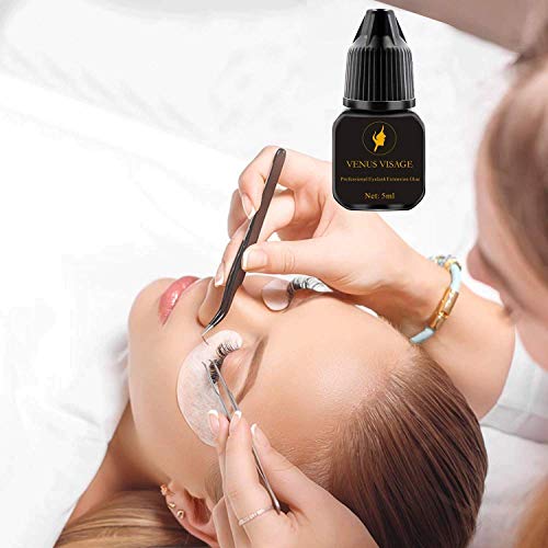 Eyelash Glue for Professional Lash Extensions - Extra Strong 5ml - 1-2 Sec Dry Time & 6-7 Weeks Bonding - Latex Free (5ml) - Image 5