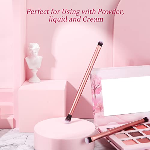 Eyeshadow Smudge Brush 2 in 1 Double Ended Concealer Brush for Blending Eye Shadow Liner - Image 2
