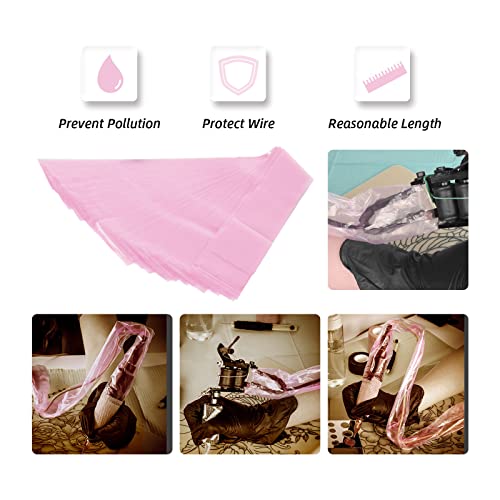 Tattoo Clip Cord Covers Sleeves, ATOMUS Disposable Cartridge Tattoo Machine Cover Bags 100pcs - Image 12