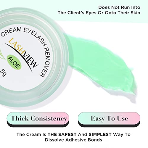 LASHVIEW Eyelash Extension Remover Cream, LILY Flavor, Low Irritation, 5g, 0.17 Ounce - Image 5