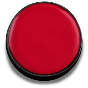 Mehron Makeup Color Cups 14 gm (.5 oz) - Face & Body Greasepaint for Stage & Halloween (Red)