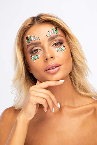 Moon Glitter Festival Face Body Gems - Rhinestone Crystal Make up Eye Glitter Stickers - Image 20