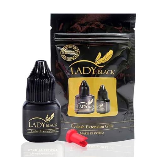 Korean Lady Black Eyelash Extension Glue 5g Fast Drying 5-6 Week Retention - Image 5