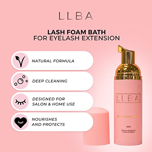 LLBA Lash Shampoo Brushes Set, Eyelash Cleansing Brush (Pink, Pack of 10) - Image 5