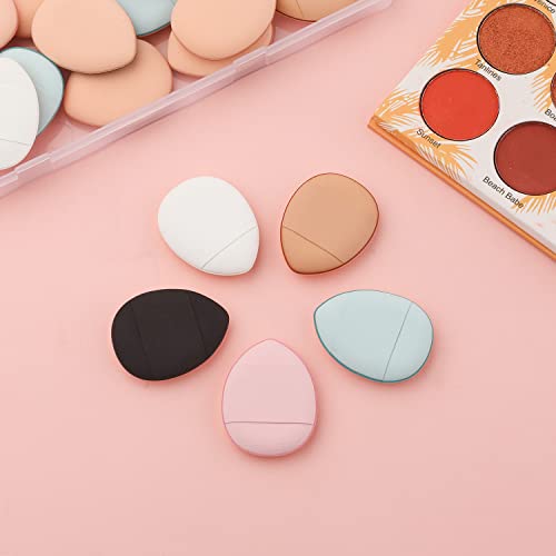 35pcs Finger Puff Makeup Sponges Soft Beauty Tools for Foundation, Under Eye, Cream, Concealer, Eye Shadow - Image 2