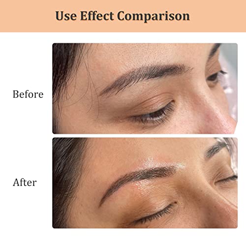 Charme Princesse Eyebrow Ruler Stainless Steel Tattoo Eyebrow Stencil Ruler Three-Point Positioning Permanent Eyebrow Makeup Measuring Symmetrical Tool (Black) - Image 3