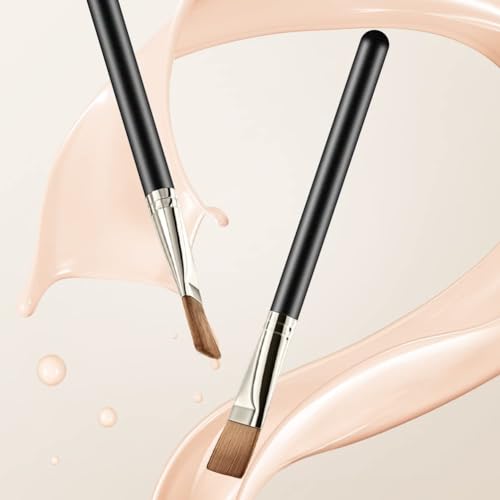 GOHIGH Square Foundation Brush for Liquid Cream Makeup, Professional Flat Face Brush for Facial Premium, Soft Synthetic Contour Brush for Cream and Flawless Powder, Buffing, Blending, Concealer-GOHIGH - Image 4