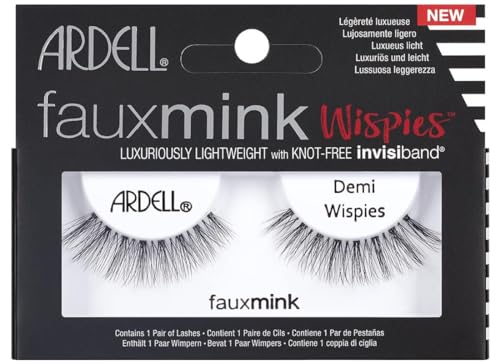 Ardell Faux Mink Demi Wispies Lashes - Fluttery, Layered, Lightweight
