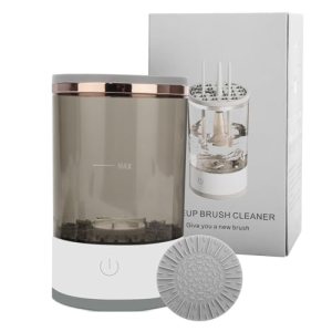 Makeup Brush Cleaner Machine Rechargeable Electric Cleaner for Make Up Brushes with Cleaning Mat