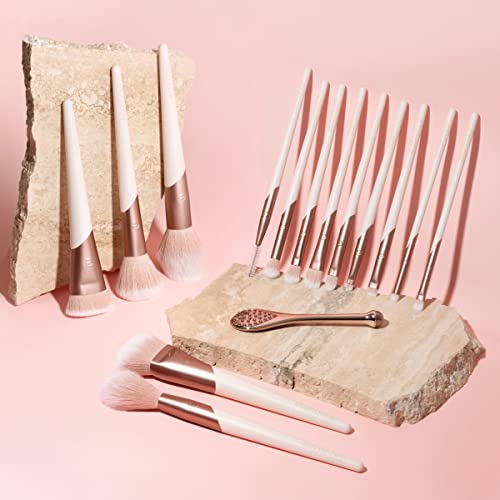 EcoTools Luxe Flawless Foundation Makeup Brush, Dense Bristles, Vegan & Cruelty-Free - Image 5