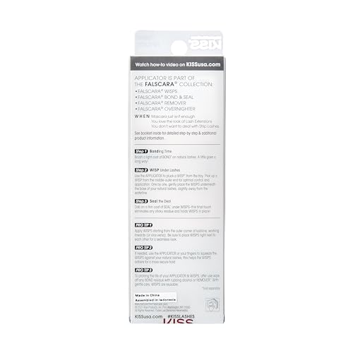 KISS Falscara Eyelash Applicator Biotin Infused Bond Vitamin E - Image 2
