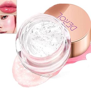 Color Changing Blush Lip Gloss for Cheeks and Lips, 2-in-1 Moisturizing Beauty Searcher 1g