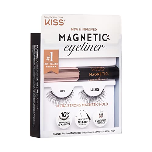 Magnetic Eyeliner & Lash Kit, Tempt, 1 Pair of Synthetic False Eyelashes With 5 Double Strength Magnets - Image 18