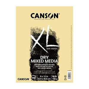 XL SAND FO 9X12 NAT 40SH (6) Canson 1 count (pack of 1)