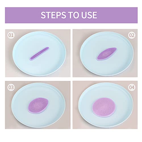 120Pcs Facial Sponge Compressed, PVA Makeup Removal Wash Pads, Exfoliating and Mask, 5 Colors - Image 2