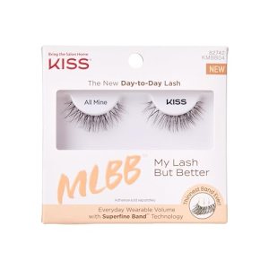 KISS My Lash But Better False Eyelashes, All Mine, 10mm, Reusable Strip Lashes
