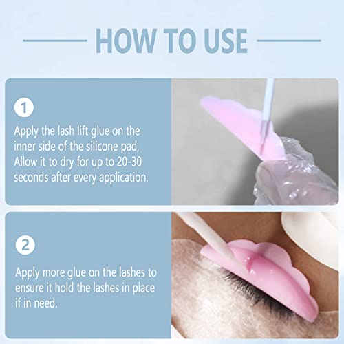 Lomansa Lash Lift Glue 2pcs, Eyelash Lifting Adhesive Perming Rod Strong Fix Glue for Lashes and Brows Curl 0.16 Fl Oz (Pack of 2) - Image 18