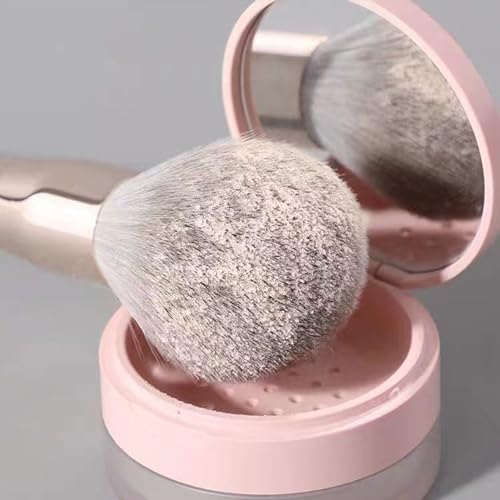 Makeup Brushes Sets with Cylinder Box, Professional Makeup Brush Set Synthetic Cosmetics Foundation Powder Concealers Blending Eye Face Kabuki - Image 3
