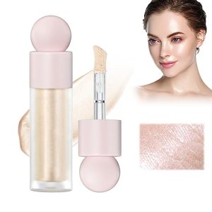 Liquid Highlighter Makeup, High-Gloss Finish Face Highlighter, IYARKAI 7.50 ml