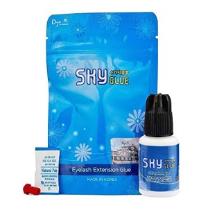 Eyelash Extension Glue Advanced Tech SKY Super + 1-2 Sec Drying Time 7-8 Weeks Retention Black
