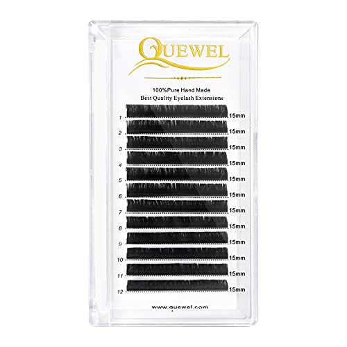 QUEWEL Lash Extension Kit, Clusters Bond & Seal, Applicator Tool, Glue Remover, Natural Look (FDD-H01-kit) - Image 92