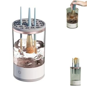 Brushly Pro Cosmetic Brush Cleaner, Electric Makeup Brush Cleaner