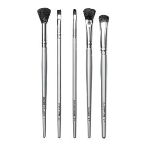 e.l.f. Smoky Eye Brush Kit, 5-Piece Vegan Brushes, Flawless Eyeshadow & Eyeliner