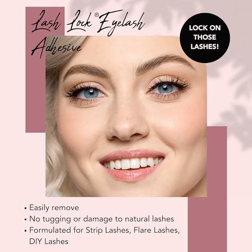 Glad Lash Strip & Flare Lash Glue - Black, 0.25 Ounce, Safe and Durable Hold - Image 2