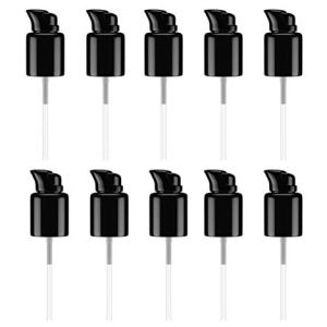 Plastic Cosmetic Lotion Replacement Press Pump 410/20mm (Black)