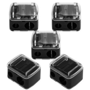 BokWin Cosmetic Pencil Sharpener, Dual Holes, High Quality, Easy to Clean
