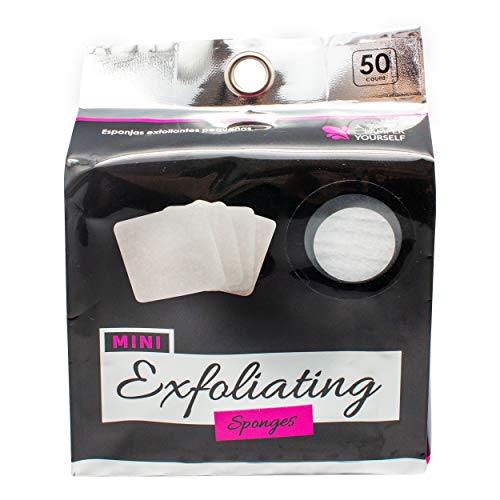 Exfoliating Facial Sponges Jacent 50 Count - Gentle Skin Exfoliation