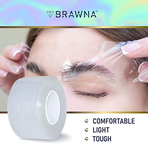 BRAWNA 2 Pack - 1300 Ft Preservative Film – PMU Wrap for Lip Blush, Eyebrow Lamination, Tint Kit & Lash Lift - Image 3