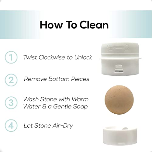 Volcanic Stone Oil Absorbing Face Roller, Reusable Facial Skincare Tool - Image 2