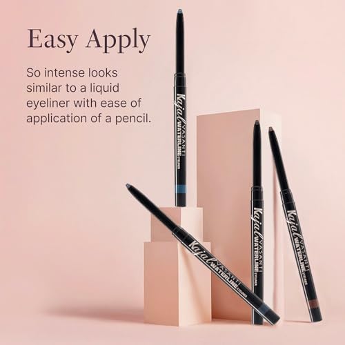 Vasanti Kajal Waterline Eyeliner Pencil (Intense Black) - Long-Wear, Safe for Sensitive Eyes - Image 2