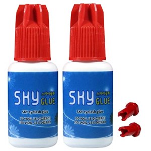Long Retention Eyelash Extension Glue SKY S+ 5ml Professional Black Adhesive 1-2s Fast Drying