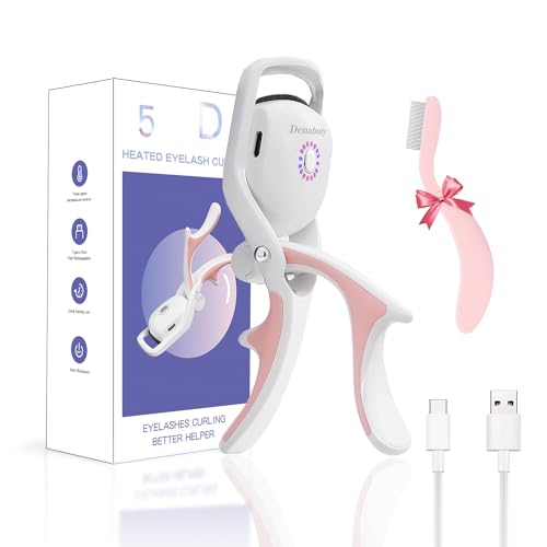Denabuty Electric Eyelash Curler Rechargeable 3 Modes Silicone Pad - Image 8