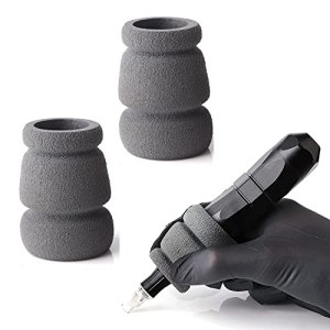 Tattoo Grip Cover Grey 31mm Sponge Material High Quality Non-slip Surface