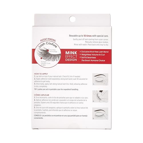 Lash Couture Faux Mink Multipack Little Black Dress KISS 4 Pair - Image 2
