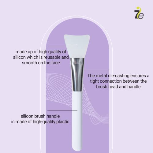 MyoLift 7eWellness Silicone Mask Applicator Brush for Skincare - Reusable, Soft, Flexible - Image 3
