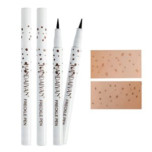 Natural Lifelike Fake Freckles Makeup Pen Set Chestnut & Dark Brown